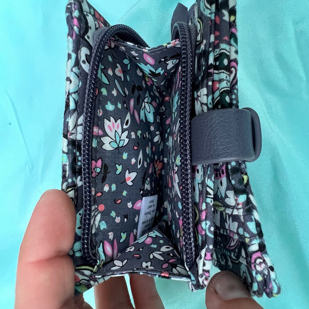Vera Bradley Iconic Rfid Small Wallet Gem